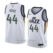 Camiseta Utah Jazz Isaac Haas #44 Association 2018 Blanco