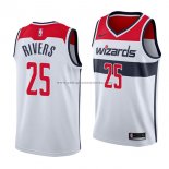 Camiseta Washington Wizards Austin Rivers #25 Association 2018 Blanco