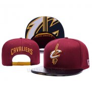 Gorra Cleveland Cavaliers Leather Rojo