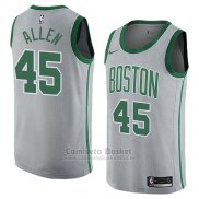 Camiseta Boston Celtics Kadeem Allen #45 Ciudad 2018 Gris