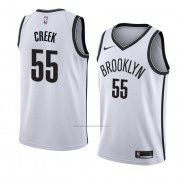 Camiseta Brooklyn Nets Mitch Creek #55 Association 2018 Blanco