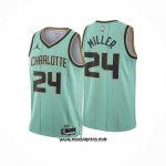 Camiseta Charlotte Hornets Brandon Miller #24 Ciudad 2024-25 Verde
