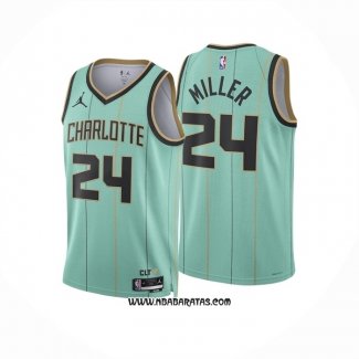 Camiseta Charlotte Hornets Brandon Miller #24 Ciudad 2024-25 Verde