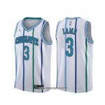 Camiseta Charlotte Hornets Jeremy Lamb #3 Classic Blanco
