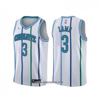 Camiseta Charlotte Hornets Jeremy Lamb #3 Classic Blanco