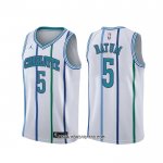 Camiseta Charlotte Hornets Nicolas Batum #5 Classic Blanco