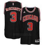 Camiseta Chicago Bulls Doug McDermott #3 Negro