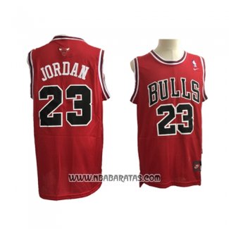 Camiseta Chicago Bulls Michael Jordan #23 Retro Rojo