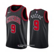 Camiseta Chicago Bulls Nikola Vucevic #9 Statement 2021 Negro