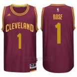 Camiseta Cleveland Cavaliers Derrick Rose #1 Rojo