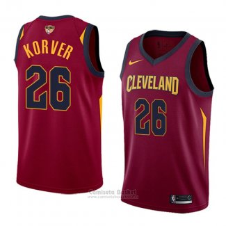 Camiseta Cleveland Cavaliers Kyle Korver Finals Bound Icon #26 2017-18 Rojo