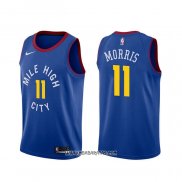 Camiseta Denver Nuggets Monte Morris #11 Statement Azul