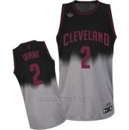 Camiseta Desvanecida Moda Kyrie Irving #2 Gris