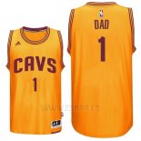 Camiseta Dia del Padre Cleveland Cavaliers DAD #1 Amarillo