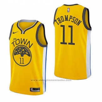 Camiseta Golden State Warriors Klay Thompson #11 Earned 2018-19 Amarillo