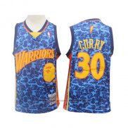 Camiseta Golden State Warriors Stephen Curry #30 Mitchell & Ness Azul