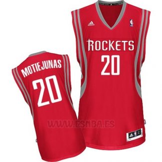 Camiseta Houston Rockets Donatas Motiejunas #20 Rojo