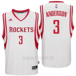 Camiseta Houston Rockets Ryan Anderson #3 Blanco