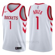 Camiseta Houston Rockets Trevor Ariza #1 Swingman Association 2017-18 Blanco