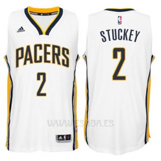 Camiseta Indiana Pacers Rodney Stuckey #2 Blanco