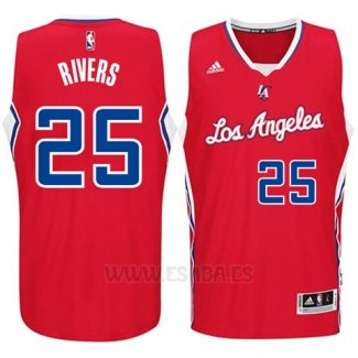 Camiseta Los Angeles Clippers Austin Rivers #25 Rojo