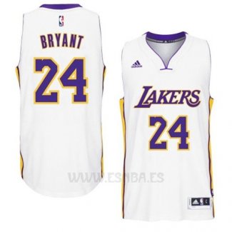 Camiseta Los Angeles Lakers Kobe Bryant #24 Blanco