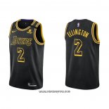 Camiseta Los Angeles Lakers Wayne Ellington #2 Mamba 2021-22 Negro