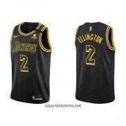 Camiseta Los Angeles Lakers Wayne Ellington #2 Mamba 2021-22 Negro