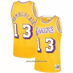 Camiseta Los Angeles Lakers Wilt Chamberlain #13 Mitchell & Ness 1971-72 Amarillo