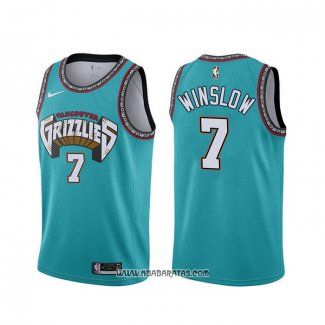 Camiseta Memphis Grizzlies Justise Winslow #7 Classic Verde