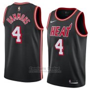 Camiseta Miami Heat Aj Hammons #4 Classic 2018 Negro