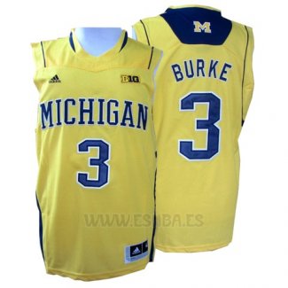 Camiseta NCAA Michigan State Spartans Trey Burke #3 Amarillo