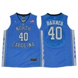 Camiseta NCAA North Carolina Tar Heels Harrison Barnes #40 Azul