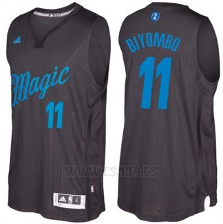 Camiseta Navidad 2016 Orlando Magic Bismack Biyombo #11 Negro