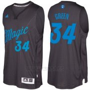 Camiseta Navidad 2016 Orlando Magic Jeff Green #34 Negro