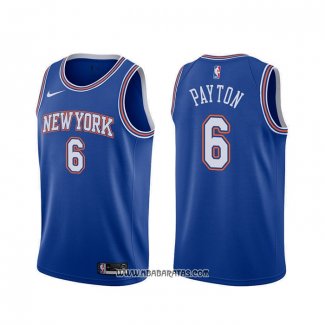 Camiseta New York Knicks Elfrid Payton #6 Statement 2019-20 Azul
