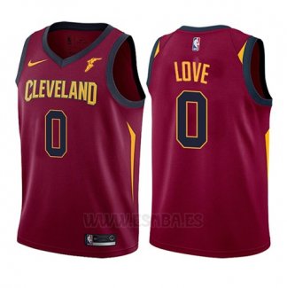 Camiseta Nino Cleveland Cavaliers Kevin Love #0 Icon 2017-18 Rojo