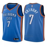 Camiseta Nino Oklahoma City Thunder Carmelo Anthony #7 Icon 2017-18 Azul