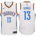 Camiseta Oklahoma City Thunder Paul George #13 2017-18 Blanco