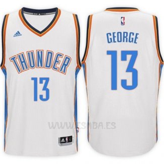 Camiseta Oklahoma City Thunder Paul George #13 Blanco