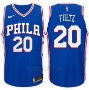 Camiseta Philadelphia 76ers Markelle Fultz #20 2017-18 Azul