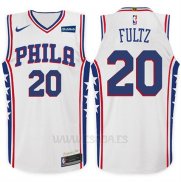 Camiseta Philadelphia 76ers Markelle Fultz #20 2017-18 Blanco