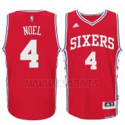 Camiseta Philadelphia 76ers Nerlens Noel #4 Rojo