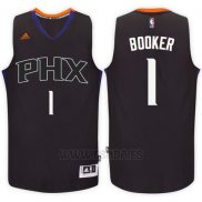 Camiseta Phoenix Suns Devin Booker #1 Negro