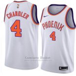 Camiseta Phoenix Suns Tyson Chandler #4 Hardwood Classic 2018 Blanco