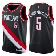 Camiseta Portland Trail Blazers Pat Connaughton #5 Swingman Icon 2017-18 Negro