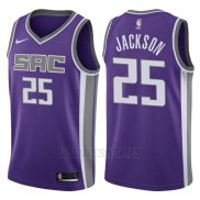 Camiseta Sacramento Kings Justin Jackson #25 Icon 2017-18 Violeta