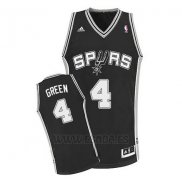 Camiseta San Antonio Spurs Danny Green #4 Negro