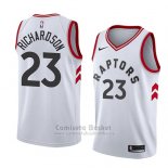 Camiseta Toronto Raptors Malachi Richardson #23 Association 2018 Blanco