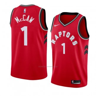 Camiseta Toronto Raptors Patrick Mccaw #1 Icon 2018 Rojo